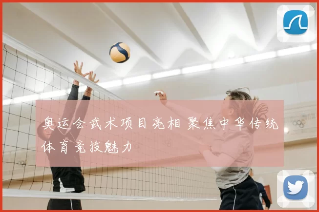 奥运会武术项目亮相 聚焦中华传统体育竞技魅力