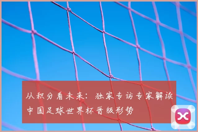 从积分看未来：独家专访专家解读中国足球世界杯晋级形势